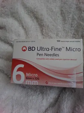 500062615m Ultra Box Of 100 Ultra-fine Micro 6mm X 32g Pen Tip Single Use