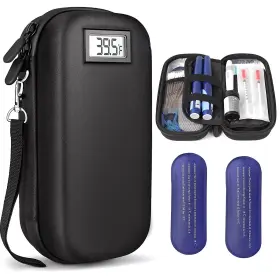 Ur-hh-001 Uranzl Insulin Cooler Travel Case Medication Diabetic For With Tempera