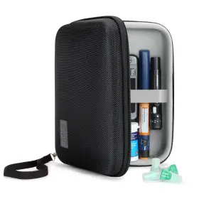 Grhlh75607bkew Usa Gear Insulin Travel Case Fits Pen Needles Lancets For Diabetes T