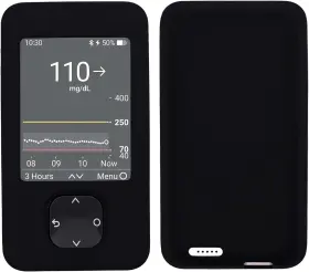 Usastarsnk 445016761775 Silicone Soft Case For Dexcom G6 And G7 Receiver Black