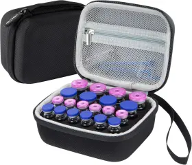 Vamctry 445011273266 20 Slots Insulin Vial Protector Case Organizer Bag For Diabetics S