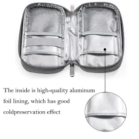 Vianber 192589524869 Insulin Travel Cooling Bag Diabetes Medical Cool Isothermal With 2 Ic #3
