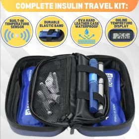 Vivaline 331898351244 24h Insulin Cooler Travel Case Tsa Approved Medication Diabetic For Tr #2