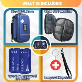 Vivaline 331898351244 24h Insulin Cooler Travel Case Tsa Approved Medication Diabetic For Tr #3