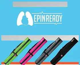 Vivelle 002020150024 Epipen Waist Belt With Alert Tag Fanny Pack Sports Outdoors C #3