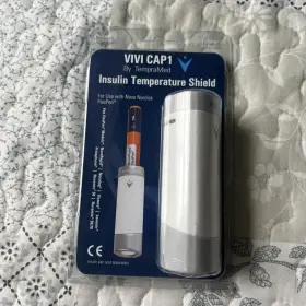 Cap1 Vivi Cap 854073007004 Insulin Temperature Shield By Tempramed. Keeps Cool. New