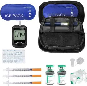 Wannabi 705353277801 Insulin Cooler Travel Case Tsa Approved Diabetic Medicine Organizer With Ice Pac #3