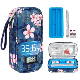 Wibond Wbd Isl Y13 Yf 01 Insulin Cooler Travel Case For 8.7 X 4.5 2.2 Inches Magnolia