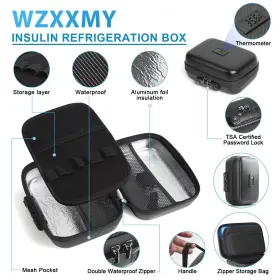 Lcb-001 Wzxxmy Insulin Cooler Travel Case Pen Medication Cooling Keep Traveli #2