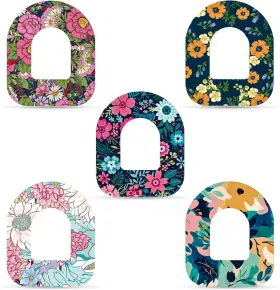 Xihircd 445010488432 25pcs Adhesive Patches For Omnipod 5 Waterproof And Sweatproof Insulin Sensor Cov