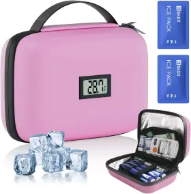 Xinjue-003 Xinjue 445009470400 Insulin Cooler Travel Case With Temperature Display Tsa Approved Diabetic