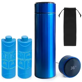 Y&l Crq04 Ganencsnc Digital Insulin Travel Cooler With Gel Ice Pack Pure Blue