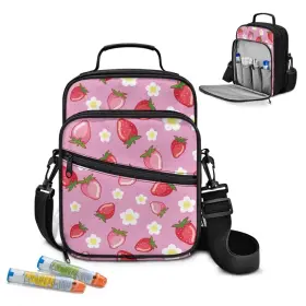 Yatixapu Yat-ysfl1459bzt78 Insulin Travel Case Strawberry Daisy One Size