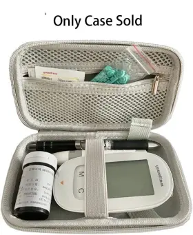 Yhency 767645774962 Hard Shell Diabetic Supplies Bag Carrying Case Organizer For Diabetes Testing #3