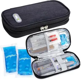 Youshares 313035995907 Insulin Cooler Travel Case - Diabetic Insulated Organizer Portabl