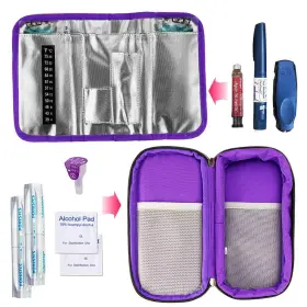Youshares 670046517482 Insulin Cooler Travel Case - Diabetic Insulated Organizer Portable Cooling Ba #2
