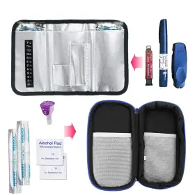 Youshares 670046517819 Insulin Cooler Travel Case - Medication Diabetic Insulated Organize #2