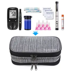 Youshares 749789226521 Insulin Cooler Travel Case Double Layer Handy Insulated Diabetic C #2