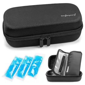 Youshares 749789227467 Insulin Cooler Travel Case With 3 Ice Packs Diabetic For And Supplies