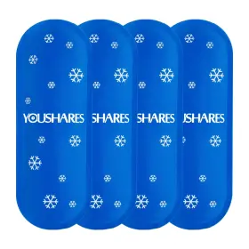 Youshares Isl Icepack A04 A03 Mini Ice Packs - 6.89 2.76 0.2 Inches 17 6.8 0.7 Cm 09 Blue