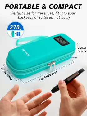 Youshares Mpn Isl Case H2f Gn 01 Insulin Cooler Travel With Temperature Display - Refrigerated #3