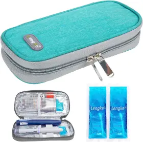 Youshares Mpn Isl Case Y6 M8 A1 Insulin Cooler Travel Case Diabetic Tsa Approved Waves