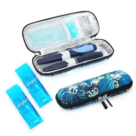 Youshares Mpn Isl Case Y7 M9 A1 Portable Insulin Cooler Travel 8.5 X 3.2 1.7 Inches Z Waves