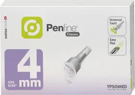 Ypsomed 445036346396 Penfine Classic Pen Needle - 32g X 4mm 100ct Swiss Made Universal Fit