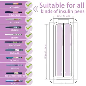 Yidao-001 Yuanhengli Insulin Cooler For Diabetic Travel Case Insulated Organize Medicatio #2