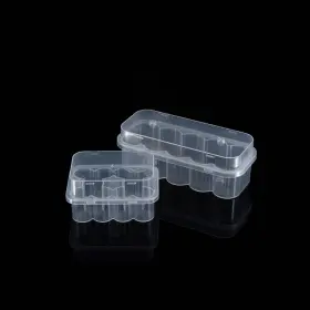 Zhuogwjfj 769016202722 20 Slots Insulin And Peptide Vial Organizer For 3 Ml 10 Transparent