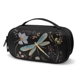 23821zobz420114 Zoutairong Dragonfly Insulin Cooler Travel Case Boho Flower Medication With Handl