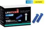 Lifesmart Finetouch Universal Sterile Lancets LS-812 30 Gauge Needle Box Of 100. Fixed Price $15.89.
