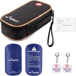 Insulin Cooler Bag With 2 Ice Packs, Diabetes Medication Large, Black. Fixed Price $38.76.