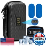 Moskeson Insulin Cooler Travel Case Temperature Display, 12-HR Cooling. Fixed Price $51.25.
