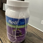 Relion Natural Grape Flavor Glucose Tablets, 50 Count. Fixed Price $9.33.