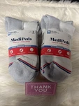 Medipeds Health & Wellness Cushioned Non Binding Ankle Ladies Socks Lot Of 2. Fixed Price $18.99.