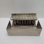 Vtg Bd Becton Dickinson Borosilicate Glass Syringe Set Stainless Holder Box. Fixed Price $250.00.