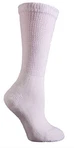 (12 Pairs) Roomy New Diabetic Socks 6-8 White Crew Stretch Tops J800S. Fixed Price $29.99.