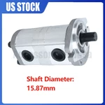 Hydraulic Tandem Double Gear Pump Brand New HGP-33A-F6/6R Shaft Diameter 15.87MM. Fixed Price $175.88.