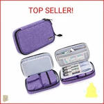 Luxja Diabetic Supplies Travel Case, Storage Bag For Glucose Meter And Other. Fixed Price $23.99.