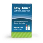 Easy Touch Control Solution Glucose Vials (box Damaged New Inside) Exp 06/22. Fixed Price $9.99.