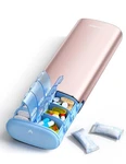 Vaydeer Metal 7 Day Pill Organizer 2 Times Am Pm Weekly Travel Case. Fixed Price $31.97.