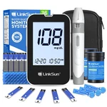 Linksun G-425-2V Blood Glucose Monitor Kit 100 Test Strips Lancets Bloo.... Fixed Price $50.00.