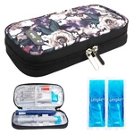Youshares Insulin Cooler Travel Case - Portable 8.2*3.7*1.2 Inch, Grey Rose. Fixed Price $17.41.