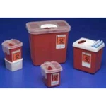 Kendall Phlebotomy Containers 2.2 Qt. Sharps Container, Red. Fixed Price $24.49.