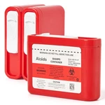 Alcedo Portable Sharps Container For Travel And Home Use Small 0.1L, Red. Fixed Price $13.35.
