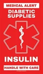 Insulin - Diabetic Supplies Medical Alert Equipment Luggage Tag Handle With. Fixed Price $9.99.
