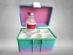 6 Bac Water Storage Case For 30ML Hospira Vials Compact & Durable. Fixed Price $22.36.