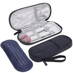 Kheprilat Insulin Cooler Travel Case With 90G Tsa 8.2"*3.7"*1.2", Black. Fixed Price $15.44.
