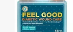 Feel Good Diabetic Wound Care Kit 55 Pieces Stages First Aid. Best By 11/30/25. Fixed Price $24.99.